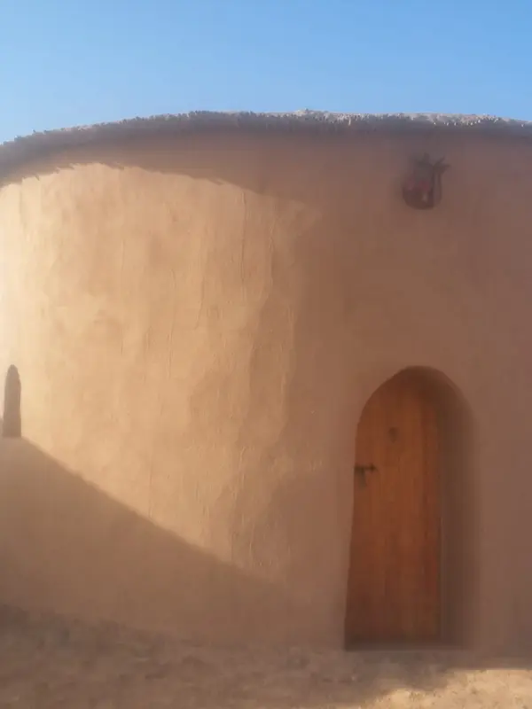 Domed mud-brick room